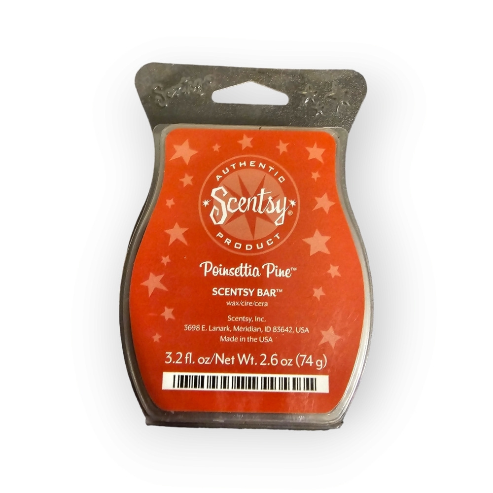 Scentsy poinsettia pine‎ bar, 🆕